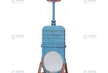 Carbon steel manual bevel-tooth knife gate valve, concealed stem and concealed plate knife gate valve MZ73X-6-steellab