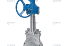 PZ573F Bevel Gear Clamp Type Rising Stem Knife Gate Valve, Circular Slide Gate Valve, Slag Discharge Valve-steellab