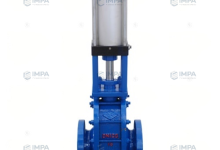 Pneumatic slide gate valve Z644TC Pneumatic ceramic gate slide gate valve feed valve-steellab