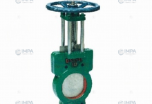 Z73X-10Q Manual Slurry Valve Knife Gate Valve Two-Way Sealing Ductile Iron Slurry/Wastewater Slurry Slide Valve-steellab