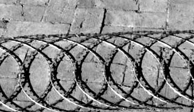 671231 WIRE RAZOR FLAT WRAP, GALV. STEEL DIAM 500MM