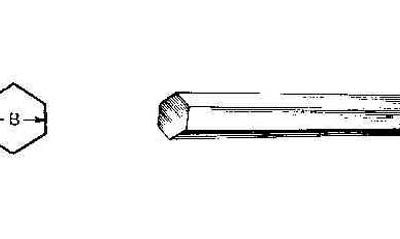 671501 STAINLESS STEEL HEXAGON, HOT-ROLLED SUS-430 12MM 4MTR