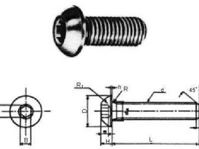 690701 SCREW SOCKET BUTTON HEAD, WITH FURTHER DETAIL