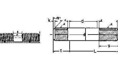691501 BOLT STUD WITH FURTHER DETAIL