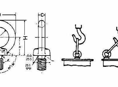 692201 EYE BOLT STEEL M8