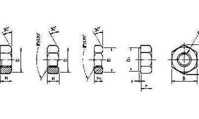 692801 HEXAGON NUT STEEL UNGALV M3