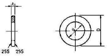 694801 WASHER PLAIN WITH FURTHER, DETAIL