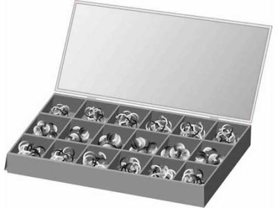 695511 CIRCLIP KIT STEEL SET NO.1, TOTAL 890'S