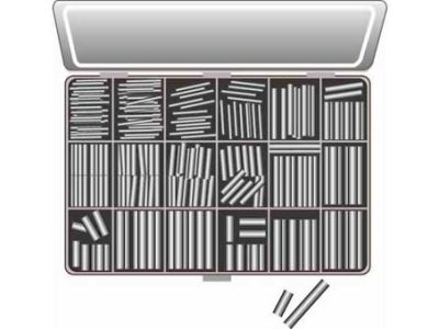 695651 DOWEL PIN KIT HARDENED STEEL, METRIC PARALLEL 315PINS