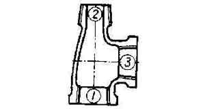730401 TEE SERVICE REDUCING MALLEABLE, C/I GALV 3/4X1/2X3/4