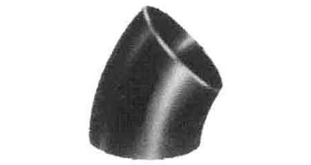 731101 ELBOW STEEL BUTT-WELDING SGP, 45DEG LONG RADIUS 15A