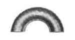 731192 RETURN BEND STEEL BUTT-WELDING, SGP 180DEG SHORT RADIUS 250A
