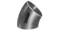 731401 ELBOW STEEL BUTT-WELDING 45DEG, LONG RADIUS H.P. SCH-40 15A