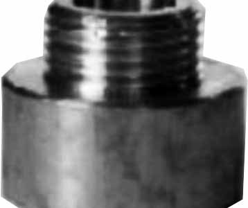 732376 NIPPLE REDUCING BRASS, 1/2"BSP FEMALE X 3/8"BSP MALE