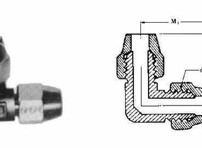 733741 ELBOW FLARED 90DEG BRASS, 6X6MM