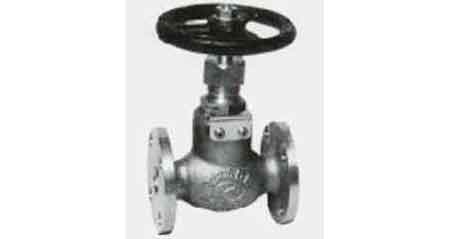 750153 ANGLE VALVE BRONZE FLANGED-END, F7304 16KG-25MM