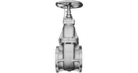 750907 GATE VALVE CAST-STEEL FLANGED, F7366 10KG-200MM