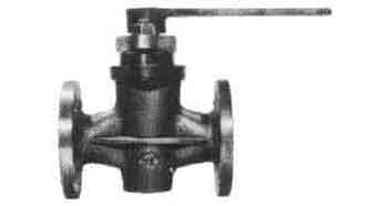 751601 COCK 2-WAY BRONZE FLANGED, F7381 5KG-25MM