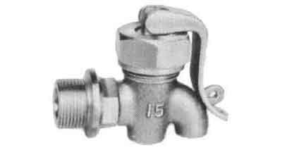 751661 COCK WITH LOCKING BRONZE, F7390 10MM