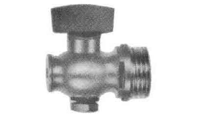 752051 PEE COCK WITH TEE HANDLE BRASS, STRAIGHT NOSE PT1/8