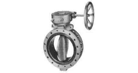 752252 BUTTERFLY VALVE DOUBLE FLANGED, WORM GEAR ACTUATOR 28"