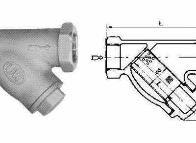 752421 Y-STRAINER BRONZE SCREWED-END, 16KG-8A