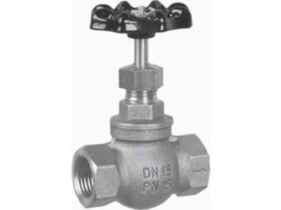 755101 GLOBE VALVE DIN BRONZE SCREWED, #250 1/4"