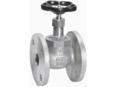 755121 GLOBE VALVE DIN BRONZE FLANGED, PN10/16 #275 15MM