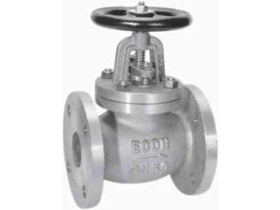 755161 GLOBE VALVE DIN BRONZE FLANGED, PN10/16 HEAVY TYPE #1270 15MM