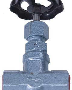 755356 GLOBE VALVE DIN STEEL AA250, BSP FEMALE THREAD PN640 1/4"