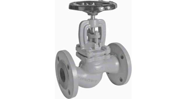 755402 GLOBE VALVE NODULAR CAST IRON, DIN FLANGED PN10/16 #263 20MM