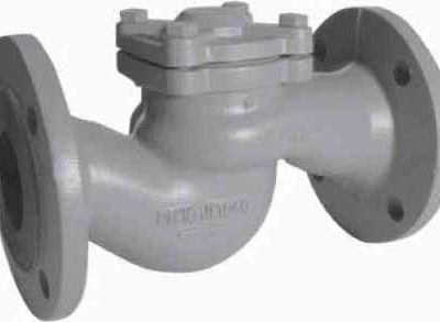 755841 CHECK VALVE DIN C/IRON FLANGED, LIFT TYPE PN16 #77 DN 15