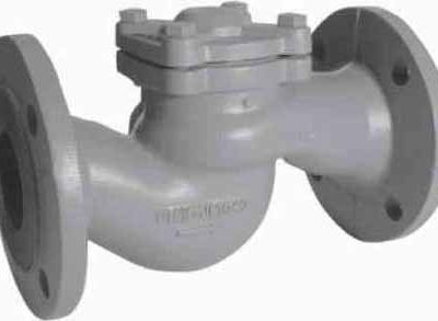 755871 CHECK VALVE DIN C/IRON FLANGED, LIFT TYPE PN16 #101 DN 15