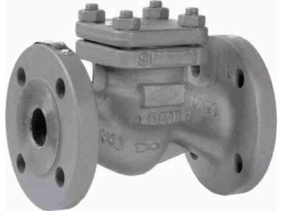 755921 CHECK VALVE DIN CAST STEEL, FLANGED LIFT PN40 #95 DN 15