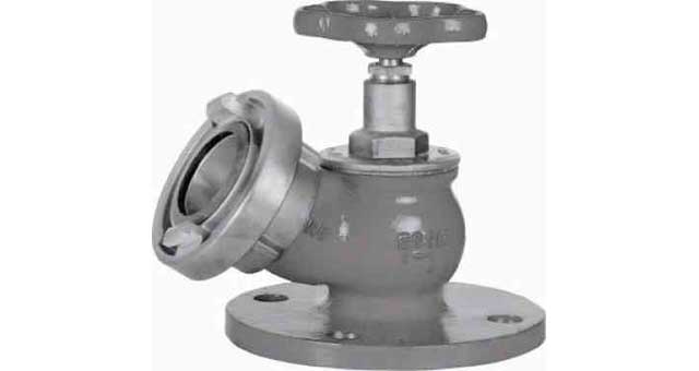756041 FIRE/DECKWASH VALVE DIN COPPER, ALLOY FLANGED PN16 #908 25MM
