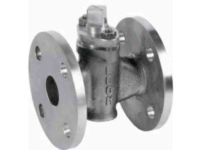 756121 PLUG VALVE DIN BRONZE FLANGED, PN10 2-WAY #14 DN 15