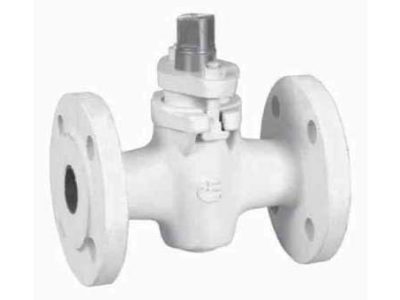 756171 PLUG VALVE DIN CAST IRON, FLANGED PN10 2-WAY #52BKP DN15