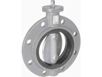 756348 BUTTERFLY VALVE DIN CAST IRON, MONOFLANGE #6020 100MM