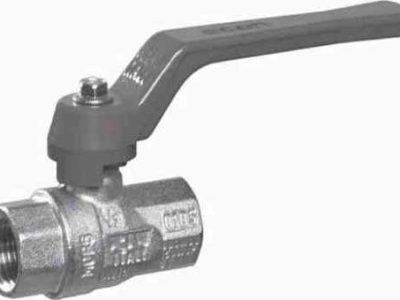 756601 BALL VALVE DIN FORGED BRASS, FULL BORE SCREWED #1607 1/4"