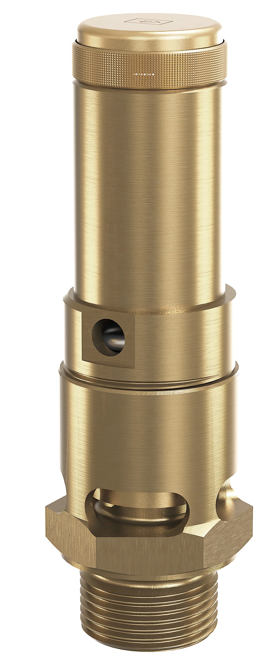 757338 VALVE SAFETY BRASS DIN #810SGK, PTFE SEAL DN20