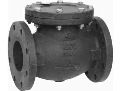 757321 CHECK VALVE ANSI 125 CAST IRON, FLANGED SWING TYPE #1803 2"
