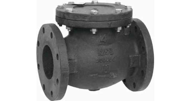 757328 CHECK VALVE ANSI 125 CAST IRON, FLANGED SWING TYPE 1803 2-1/2"