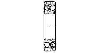 771001 BALL BEARING DOUBLE ROW, DEEP GROOVE NO.1200
