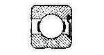 770631 BALL BEARING SINGLE ROW, DEEP GROOVE NO.6200Z C3