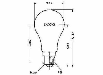 790401 LAMP NAVIGATION E-26, 24V 40W