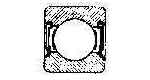 770421 BALL BEARING SINGLE ROW, DEEP GROOVE NO.6300-2RS