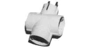 792930 PLUG DISTRIBUTION 2-ROUND PIN, 3-WAY PHENOL RESIN SIEMENS NWT