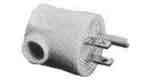 792906 ANGLE PLUG & RECEPTACLE 3PIN-I, NON-WATERTIGHT PHENOL RESIN