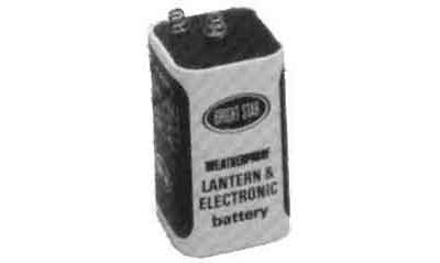 792435 BATTERY DRY LANTERN 6V, SPRING TYPE