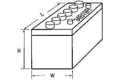 792511 BATTERY WET CELL 30A19R 12V, 21AMP/5HR L187XW127XH162MM